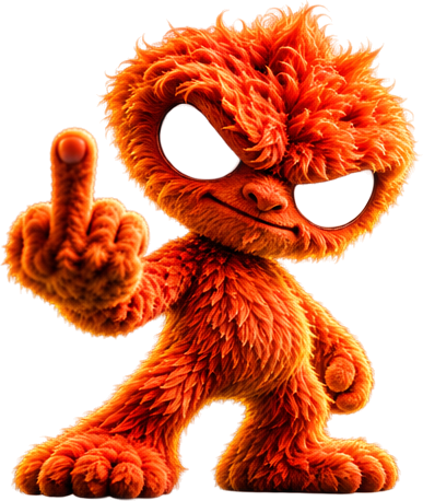 FTS furry orange mascot